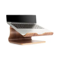 Woodcessories Desk Supplies-- Walnut / MacBook Stand - MacBook - Eco Lift - Wooden MacBook Support - Avvenice