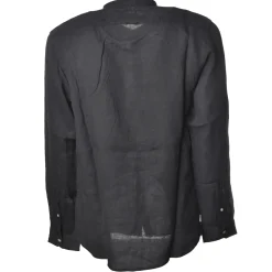 Woolrich Shirts-- Korean Collar Shirt - Blue - Shirt - Luxury Exclusive Collection - Avvenice