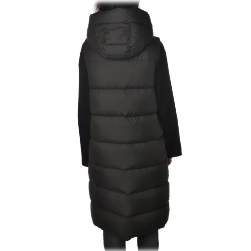 Woolrich Jackets-- Long Vest Model Down Jacket - Black - Jacket - Luxury Exclusive Collection - Avvenice