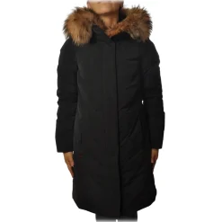 Woolrich Jackets-- Luxury Boulder Jacket - Blue - Jacket - Luxury Exclusive Collection - Avvenice