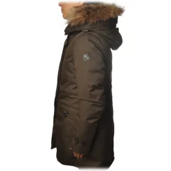 Woolrich Jackets-- Parka Down Jacket Scarlett - Military Green - Jacket - Luxury Exclusive Collection - Avvenice