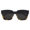 Yves Saint Laurent Eyewear Sunglasses & Eyewear-Yves Saint Laurent - Bold SL1 Sunglasses with Square Thick Frames and Nylon Lenses Black and Havana - Saint Laurent Eyewear - Avvenice