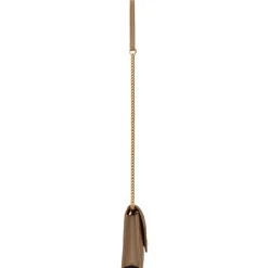 Yves Saint Laurent Bags-- Cassandre Envelope Chain Wallet in Grain De Poudre Leather - Taupe - Exclusive Collection - Avvenice