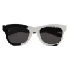 Yves Saint Laurent Eyewear Sunglasses & Eyewear-Yves Saint Laurent - Classic SL 51 Sunglasses in Black and White Calfskin - Sunglasses - Saint Laurent Eyewear - Avvenice