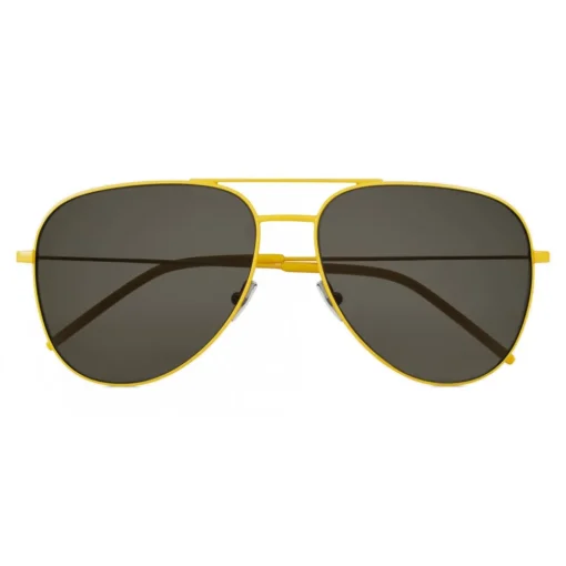 Yves Saint Laurent Eyewear Sunglasses & Eyewear-Yves Saint Laurent - Classic SL 11 Aviator Sunglasses with Double Metal Bridge - Brown - Saint Laurent Eyewear - Avvenice