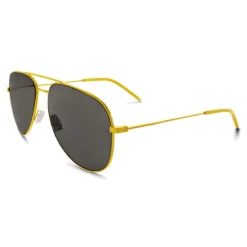 Yves Saint Laurent Eyewear Sunglasses & Eyewear-Yves Saint Laurent - Classic SL 11 Aviator Sunglasses with Double Metal Bridge - Brown - Saint Laurent Eyewear - Avvenice