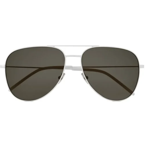 Yves Saint Laurent Eyewear Sunglasses & Eyewear-Yves Saint Laurent - Classic SL 11 Aviator Sunglasses with Double Metal Bridge - White - Saint Laurent Eyewear - Avvenice