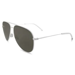 Yves Saint Laurent Eyewear Sunglasses & Eyewear-Yves Saint Laurent - Classic SL 11 Aviator Sunglasses with Double Metal Bridge - White - Saint Laurent Eyewear - Avvenice