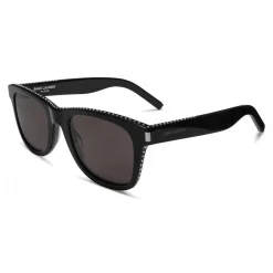 Yves Saint Laurent Eyewear Sunglasses & Eyewear-Yves Saint Laurent - Classic SL 51 Studs Square Wellington Frame Sunglasses - Black - Saint Laurent Eyewear - Avvenice