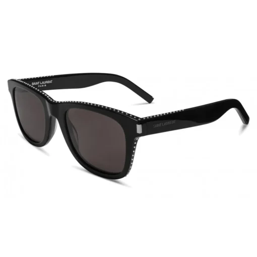Yves Saint Laurent Eyewear Sunglasses & Eyewear-Yves Saint Laurent - Classic SL 51 Studs Square Wellington Frame Sunglasses - Black - Saint Laurent Eyewear - Avvenice