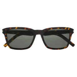 Yves Saint Laurent Eyewear Sunglasses & Eyewear-Yves Saint Laurent - Classic SL 258 Sunglasses with Rectangular Frame and Nylon Lenses - Light Havana - Saint Laurent Eyewear - Avvenice