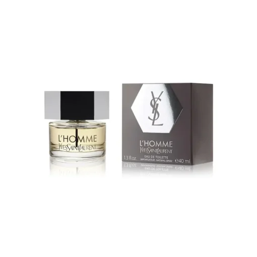 Yves Saint Laurent Beauty Fragrances-Yves Saint Laurent - L’Homme Eau De Toilette Spray - Woody Elegance, Masculine Notes and an Ambery Signature - Luxury - 40 ml - Avvenice