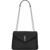 Yves Saint Laurent Bags-- Loulou Small in Quilted Leather - Black - Saint Laurent Exclusive Collection - Avvenice