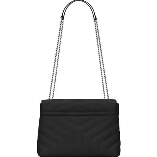 Yves Saint Laurent Bags-- Loulou Small in Quilted Leather - Black - Saint Laurent Exclusive Collection - Avvenice