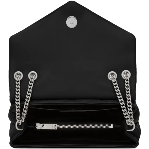 Yves Saint Laurent Bags-- Loulou Small in Quilted Leather - Black - Saint Laurent Exclusive Collection - Avvenice