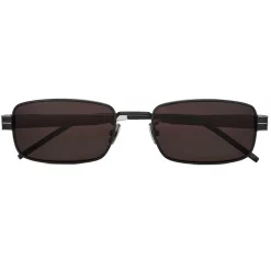 Yves Saint Laurent Eyewear Sunglasses & Eyewear-Yves Saint Laurent - Monogramme Rectangular SL M49 Sunglasses - Black Brown - Saint Laurent Eyewear - Avvenice