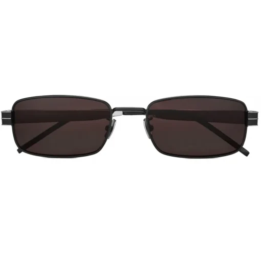 Yves Saint Laurent Eyewear Sunglasses & Eyewear-Yves Saint Laurent - Monogramme Rectangular SL M49 Sunglasses - Black Brown - Saint Laurent Eyewear - Avvenice