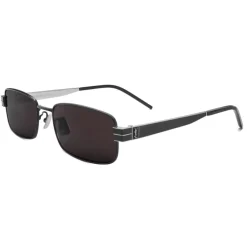 Yves Saint Laurent Eyewear Sunglasses & Eyewear-Yves Saint Laurent - Monogramme Rectangular SL M49 Sunglasses - Black Brown - Saint Laurent Eyewear - Avvenice