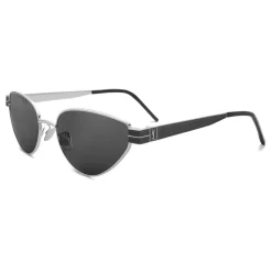 Yves Saint Laurent Eyewear Sunglasses & Eyewear-Yves Saint Laurent - Monogramme Triangular SL M51 Sunglasses - Black Silver - Saint Laurent Eyewear - Avvenice