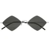 Yves Saint Laurent Eyewear Sunglasses & Eyewear-Yves Saint Laurent - New Wave SL 302 Diamond Sunglasses - Silver - Saint Laurent Eyewear - Avvenice