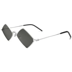 Yves Saint Laurent Eyewear Sunglasses & Eyewear-Yves Saint Laurent - New Wave SL 302 Diamond Sunglasses - Silver - Saint Laurent Eyewear - Avvenice