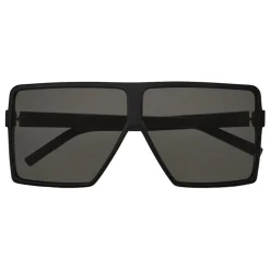Yves Saint Laurent Eyewear Sunglasses & Eyewear-Yves Saint Laurent - New Wave 183 Betty Small Sunglasses Blacks in Acetate and Gray Lenses - Sunglasses - Saint Laurent Eyewear - Avvenice
