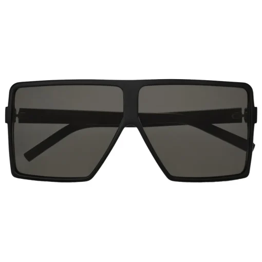 Yves Saint Laurent Eyewear Sunglasses & Eyewear-Yves Saint Laurent - New Wave 183 Betty Small Sunglasses Blacks in Acetate and Gray Lenses - Sunglasses - Saint Laurent Eyewear - Avvenice