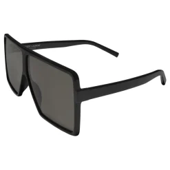 Yves Saint Laurent Eyewear Sunglasses & Eyewear-Yves Saint Laurent - New Wave 183 Betty Small Sunglasses Blacks in Acetate and Gray Lenses - Sunglasses - Saint Laurent Eyewear - Avvenice
