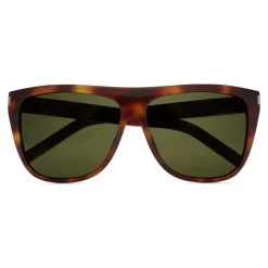 Yves Saint Laurent Eyewear Sunglasses & Eyewear-Yves Saint Laurent - New Wave SL 1 Sunglasses with Thick Frame - Light Havana - Saint Laurent Eyewear - Avvenice