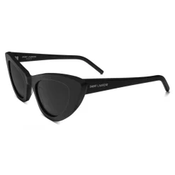 Yves Saint Laurent Eyewear Sunglasses & Eyewear-Yves Saint Laurent - New Wave SL 213 Lily Sunglasses with Triangular Frame - Black - Saint Laurent Eyewear - Avvenice