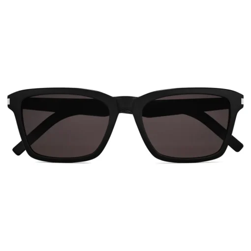 Yves Saint Laurent Eyewear Sunglasses & Eyewear-Yves Saint Laurent - New Wave SL 283/F Sunglasses with Rectangular Frame - Black - Saint Laurent Eyewear - Avvenice