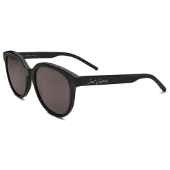 Yves Saint Laurent Eyewear Sunglasses & Eyewear-Yves Saint Laurent - Round SL 317 Sunglasses - Signature Black - Saint Laurent Eyewear - Avvenice