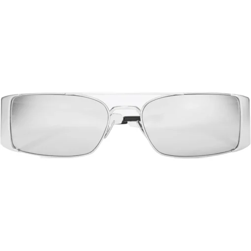 Yves Saint Laurent Eyewear Sunglasses & Eyewear-Yves Saint Laurent - SL 366 Lenny Sunglasses - Oxidized Silver - Sunglasses - Saint Laurent Eyewear - Avvenice