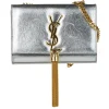 Yves Saint Laurent Vintage Vintage Bags-- Classic Kate Tassel Leather Crossbody Bag - Silver - Leather Handbag - Luxury High Quality - Avvenice