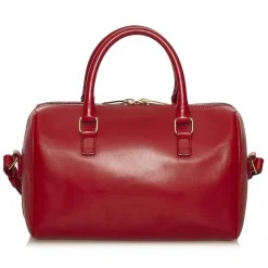 Yves Saint Laurent Vintage Vintage Bags-- Classic Baby Duffle Bag - Red - Leather Handbag - Luxury High Quality - Avvenice