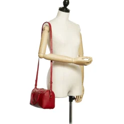 Yves Saint Laurent Vintage Vintage Bags-- Classic Baby Duffle Bag - Red - Leather Handbag - Luxury High Quality - Avvenice